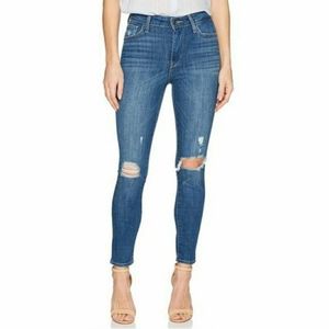 Levi's 721 High Rise Destroyed Ankle Skinny Jeans